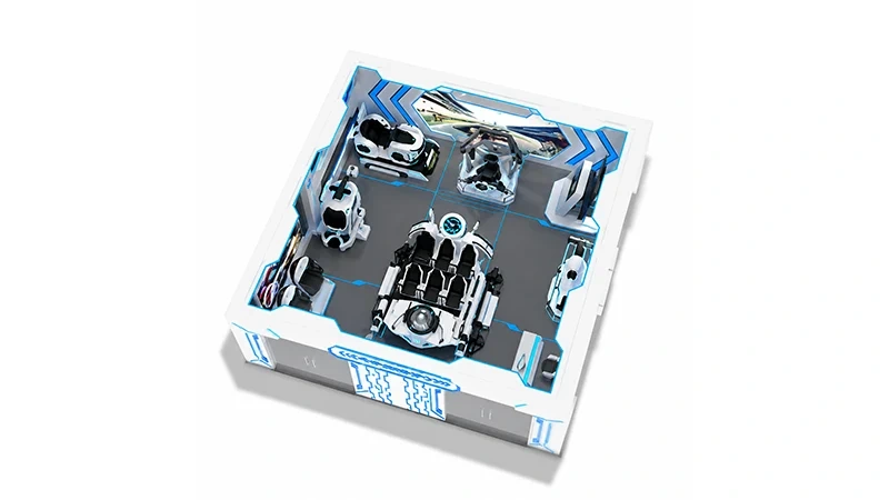 200sqm VR theme park layout plan