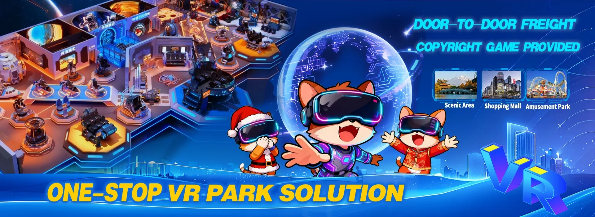 Fun Levao 9D VR cinema simulator equipment display