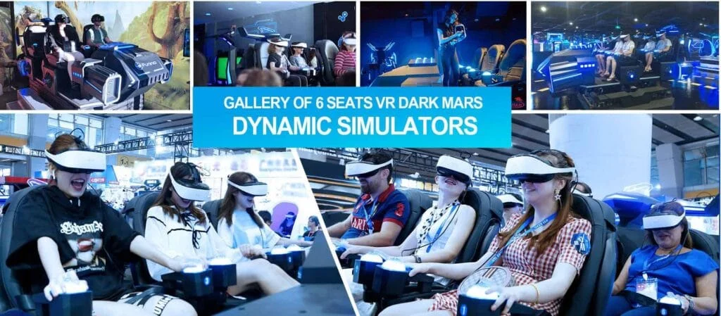 6-Seat Dark Mars 9D VR Simulator detail 5