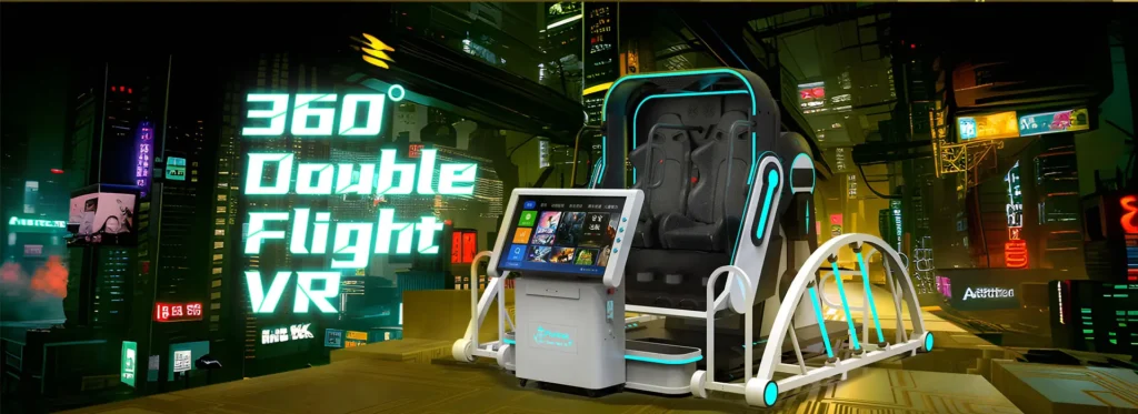 Double 360 VR Flight Simulator detail 1