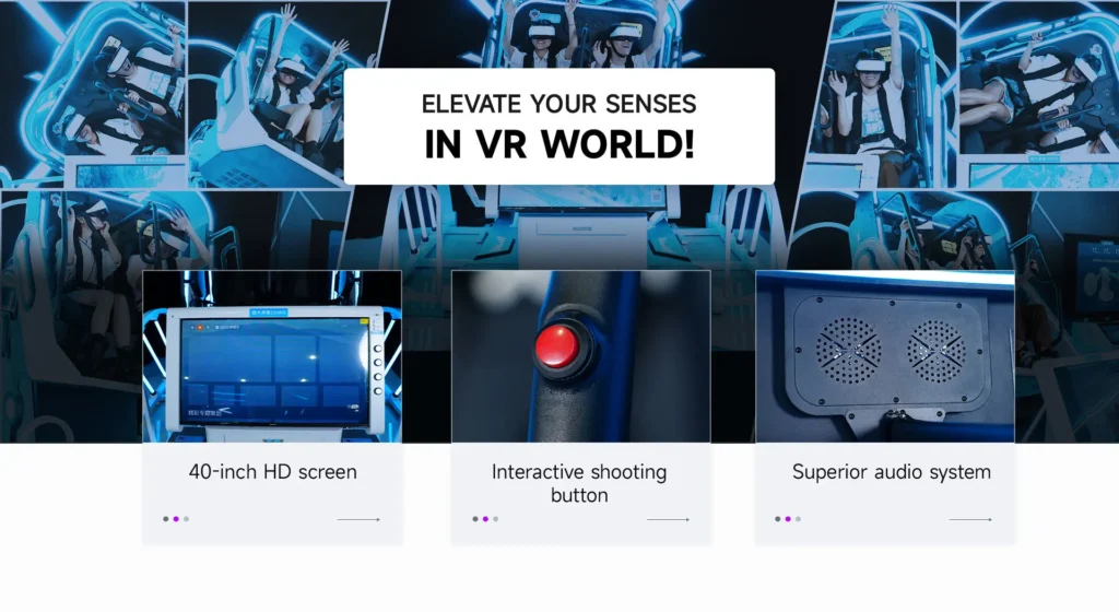Double 360 VR Flight Simulator detail 4