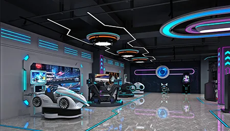 Completed VR attraction area