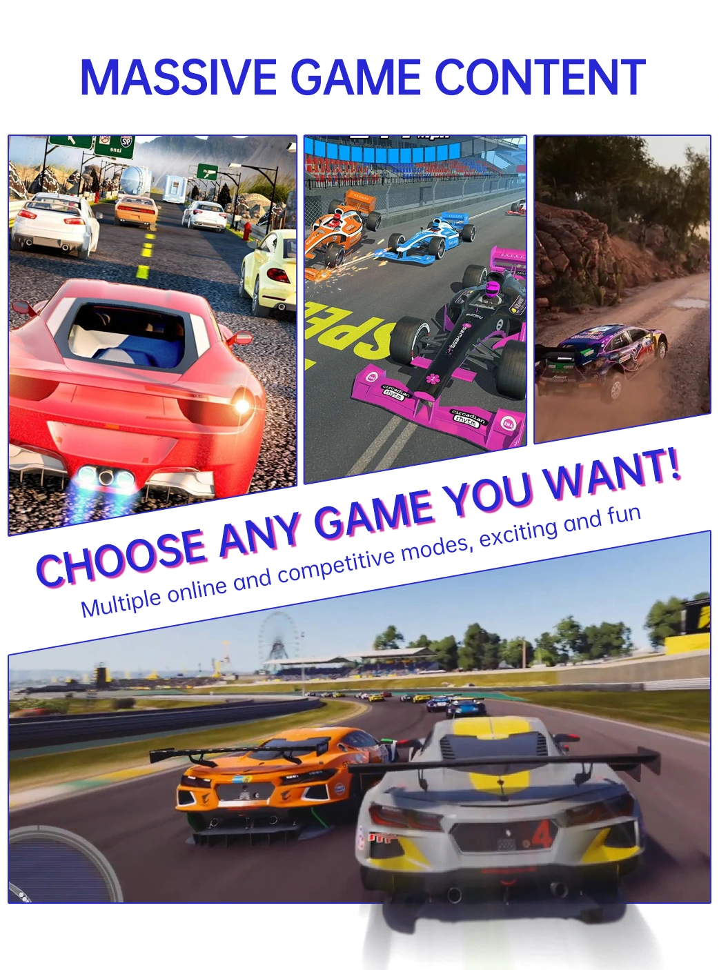 Three Screens Racing Car Simulator New Version detail 5