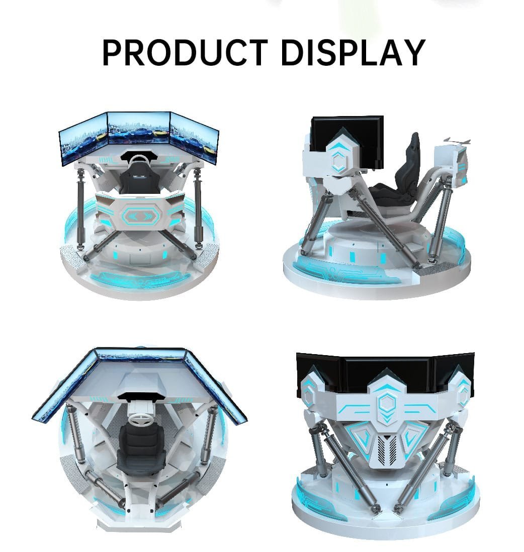 Three Screens Racing Car Simulator New Version detail 6