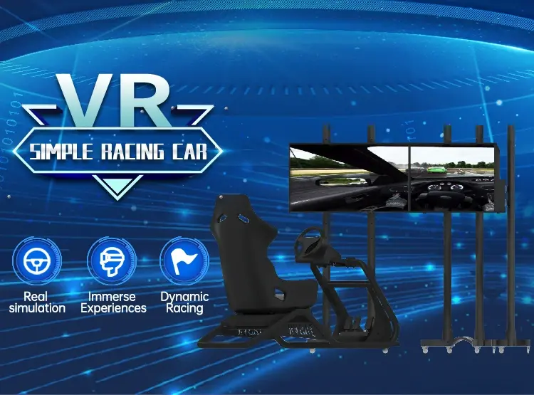 Three Screens Racing Simulator detail 1
