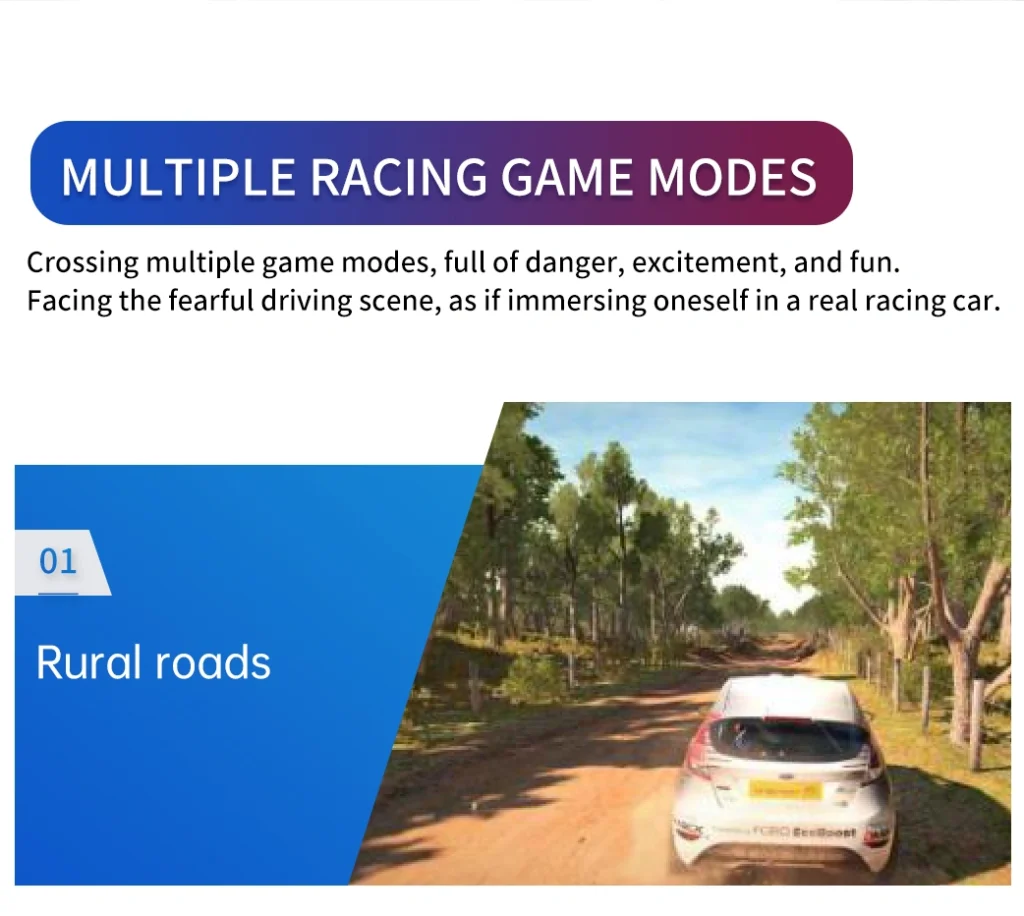 Three Screens VR Racing Simulator detail 4