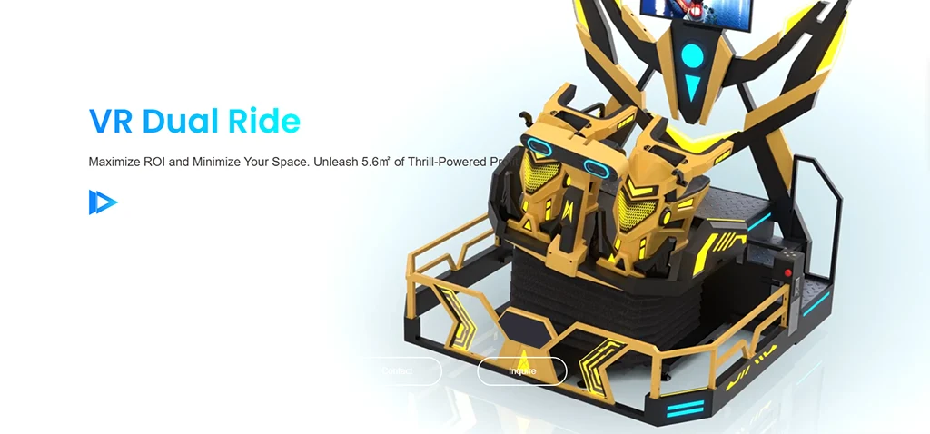 VR Dual Ride 9D Simulator detail 1