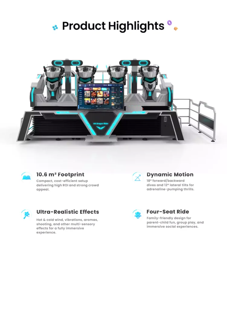 VR Dual Ride 9D Simulator detail 5
