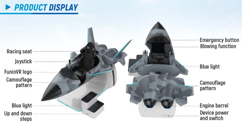 VR Fighter Aircraft detail 2