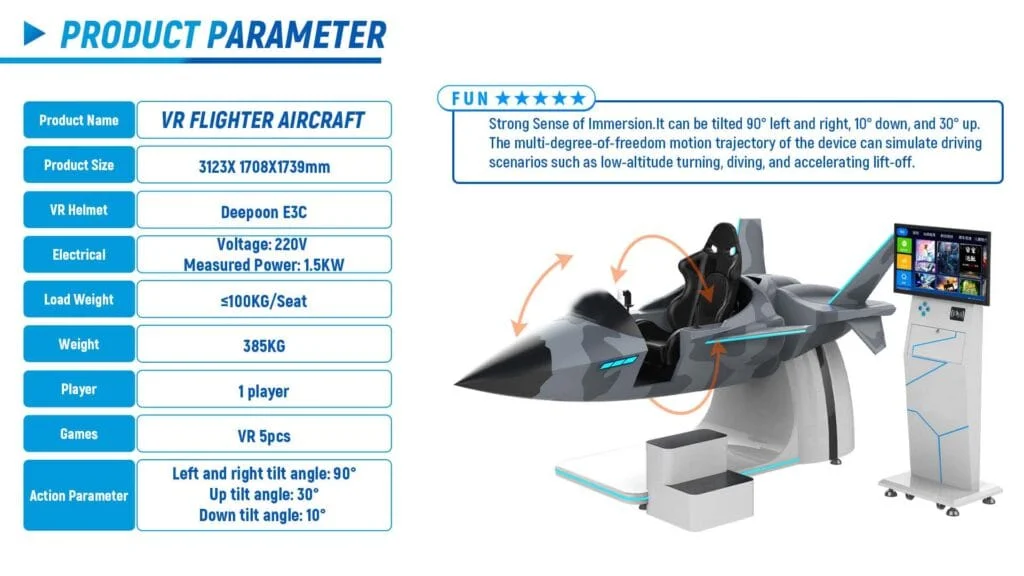 VR Fighter Aircraft detail 3