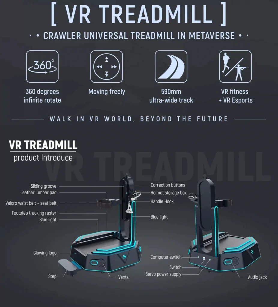 VR Treadmill Machine detail 3