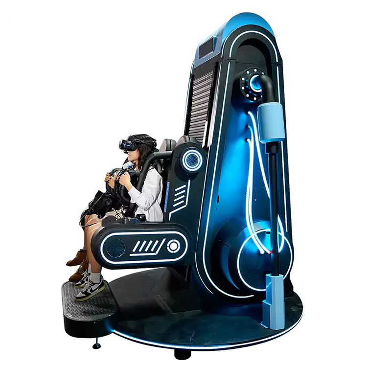 2-Seat VR Drop Tower Ride – Thrill Attraction for 9D VR Machine & VR Cinema Theater - Image 3