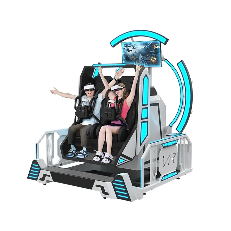 360 degree flight VR simulator with full rotation cabin for extreme VR rides