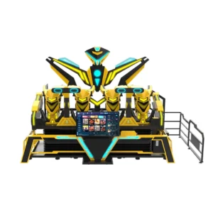 VR Dragon Rider 4 seats 9d virtual reality simulator full view in a VR arcade